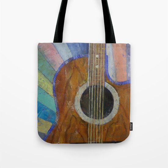 Guitar Sunshine Tote Bag