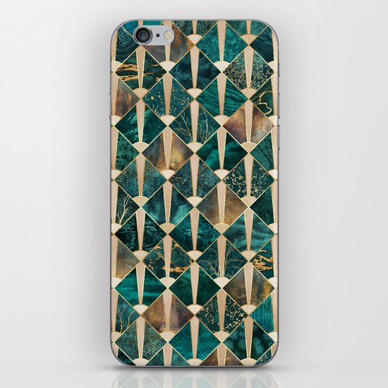 Art Deco Tiles - Ocean iPhone Skin