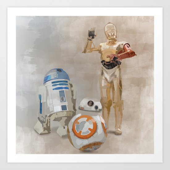 The Droids You're Looking For Art Print