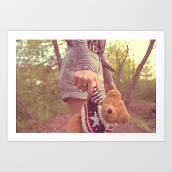 my little friend Art Print