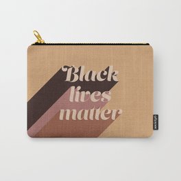 Black Lives Matter #typography Carry-All Pouch