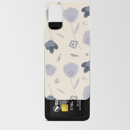 Blue Poppies Floral Seamless Pattern Android Card Case