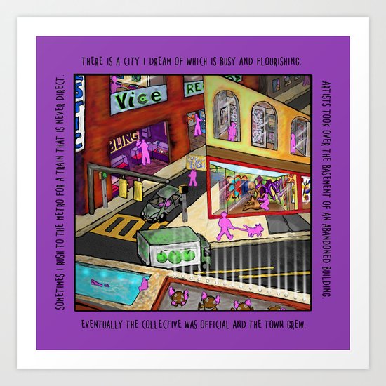 My Dream World Art Print