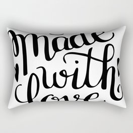 MADE WITH LOVE Rectangular Pillow