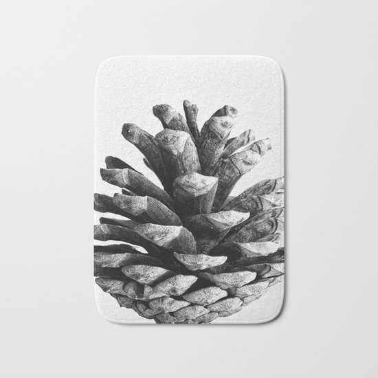 pinecone nature plants Bath Mat