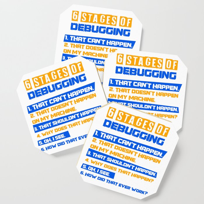 Admin Programmer Nerdy App Developer Gift Coaster By Mrniceguy83 Society6 For drinks between thinks, some nerdy coasters society6