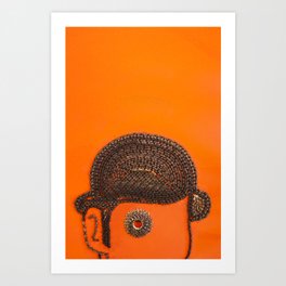 002: Clockwork Orange - 100 Hoopties Art Print