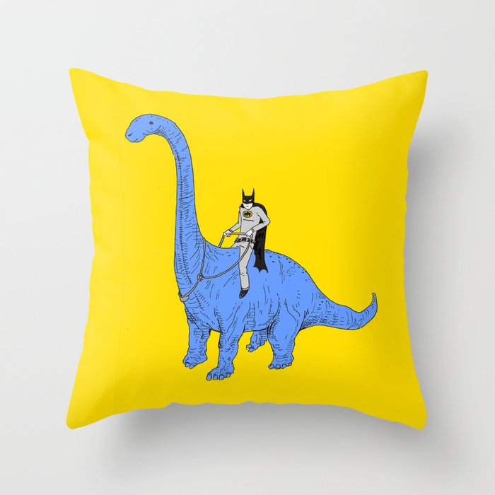 Dinosaur B Throw Pillow