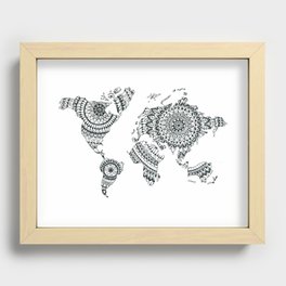 World Peace Recessed Framed Print