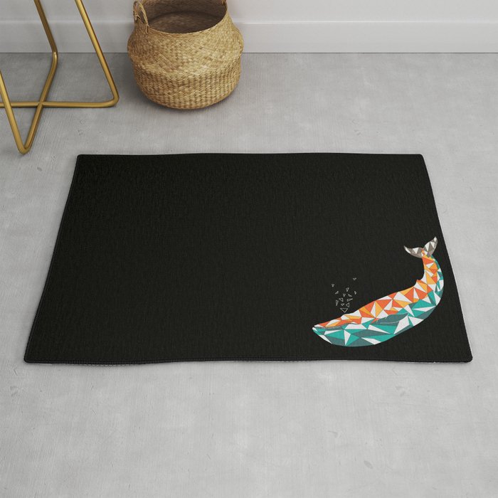 For the Love of Whales Rug