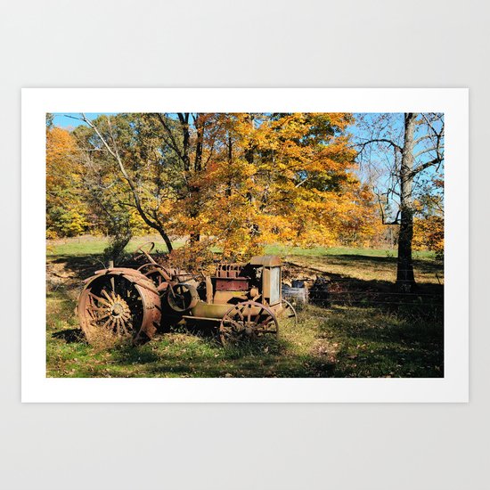 Here I'll stay Art Print