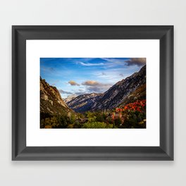 Mouth of Little Cottonwood Canyon | Sandy, Utah | 2023 Framed Art Print