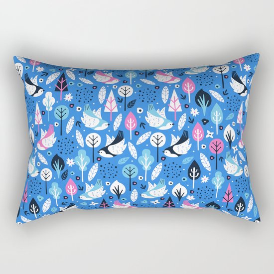 Flying Birds Rectangular Pillow