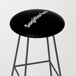 Sagittarius, Sagittarius Sign, Black Bar Stool