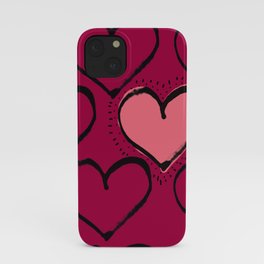 Heart in a million iPhone Case