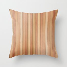 Wooden Planks Throw Pillow