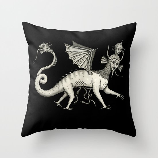 Vexadorae Throw Pillow