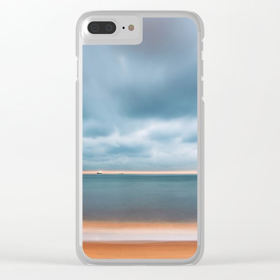 Sky Sea Light Clear iPhone Case