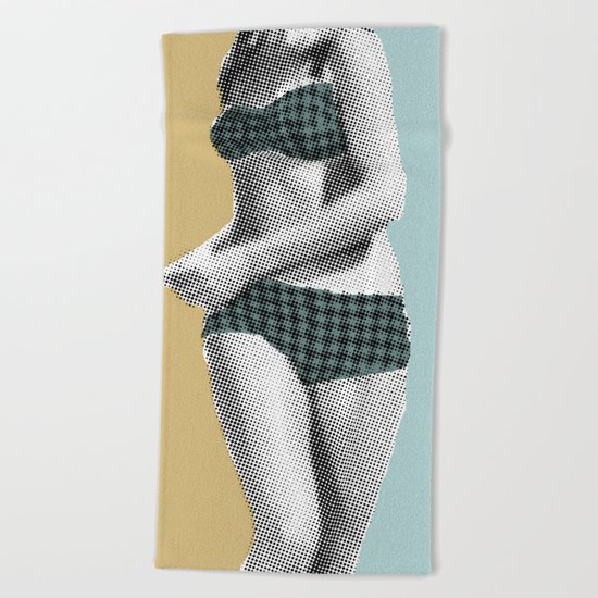 xerographic record Beach Towel