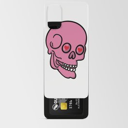 Skull love in pink Android Card Case