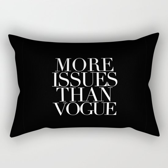 MORE ISSUES Rectangular Pillow