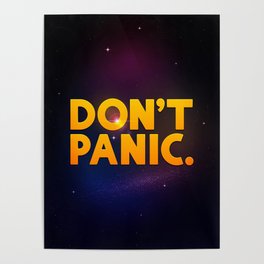 Don't Panic. Poster