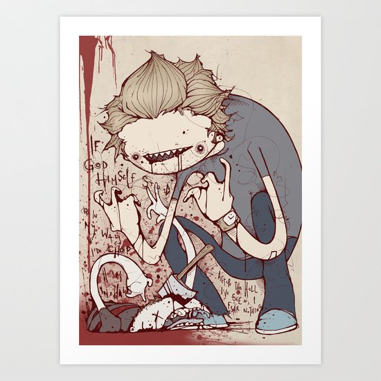 All hell Art Print