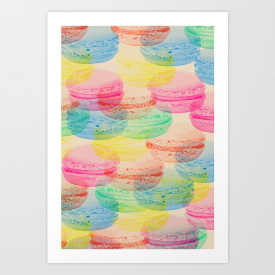 Macaroon Madness Art Print