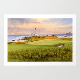 Turnberry Golf Course Scotland 9th Green Art Print