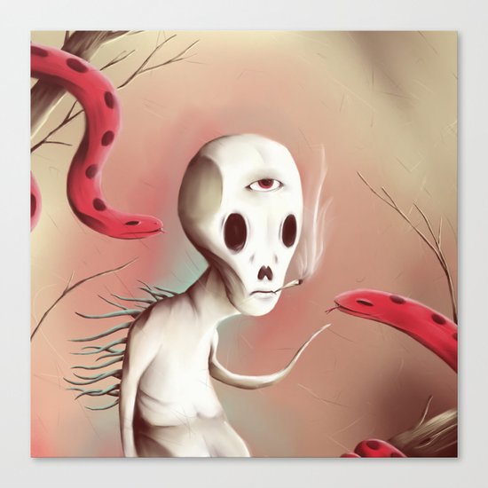 Temptation Canvas Print