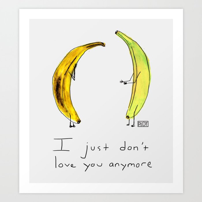 Banana Split Art Print
