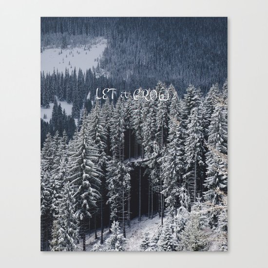 let it grow Canvas Print