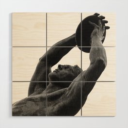 Olympic Discus Thrower Statue #4 #wall #art #society6 Wood Wall Art