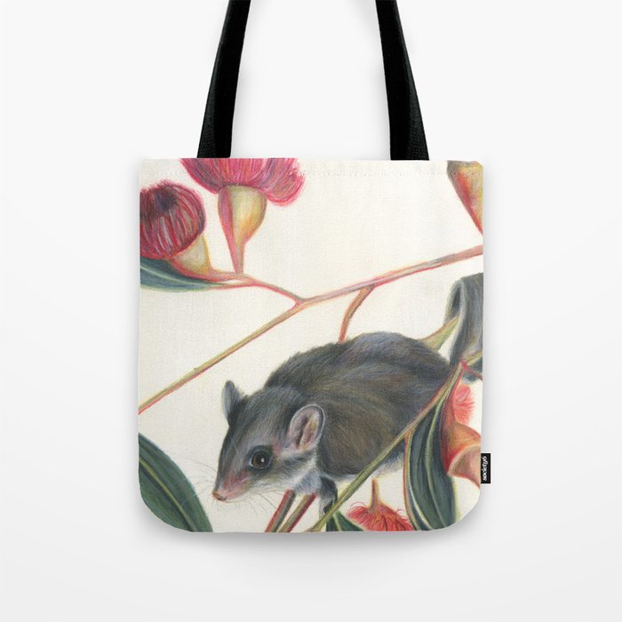 Australian Possum Glider Botanic Art Tote Bag