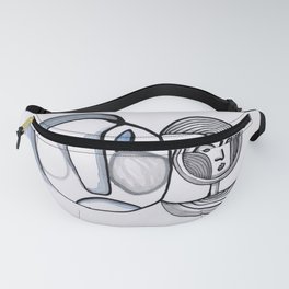 Non-Speaking Heads "Figurative Drawings" Fanny Pack