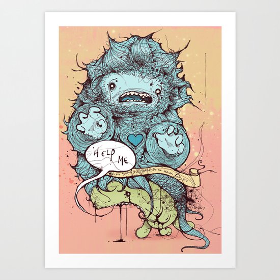 Sorry, but there is no heaven for you Art Print