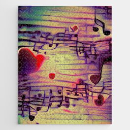 Music Makes My Heart Sing Jigsaw Puzzle