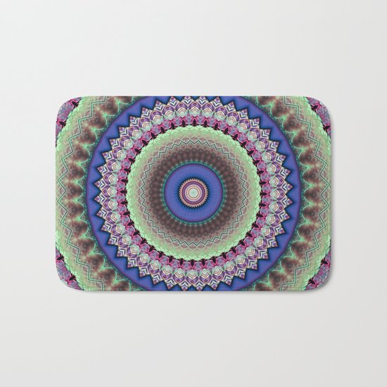 Girly Mandala Bath Mat