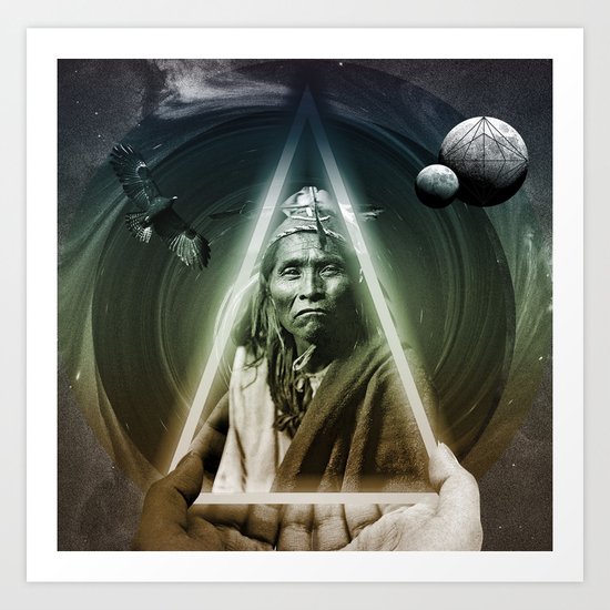 Dark Bubbles Art Print