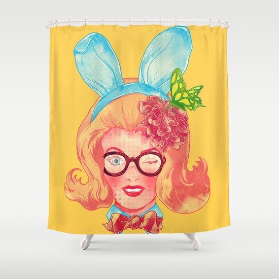 Lapin Belle Shower Curtain