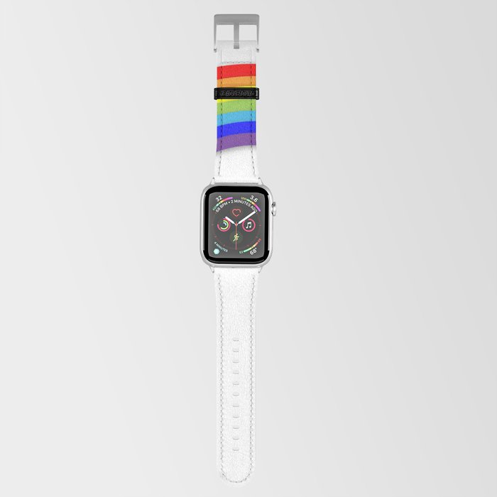 Cute Rainbow Clouds Love Emoji Apple Watch Band