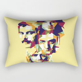 colorful illustration of queen band Rectangular Pillow