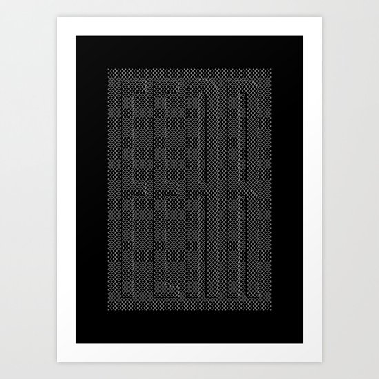 Fear Fence Art Print