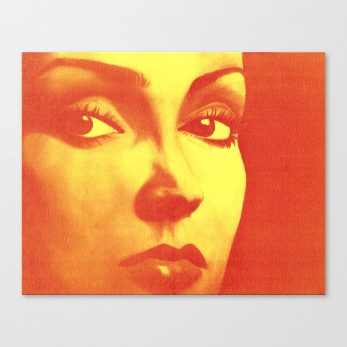 Vanity Looks You Right in the Eye Canvas Print