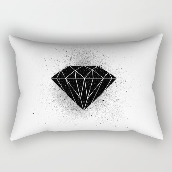 Black diamond! Rectangular Pillow