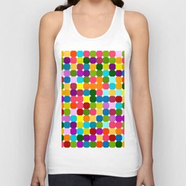 Colorful Circles Unisex Tank Top