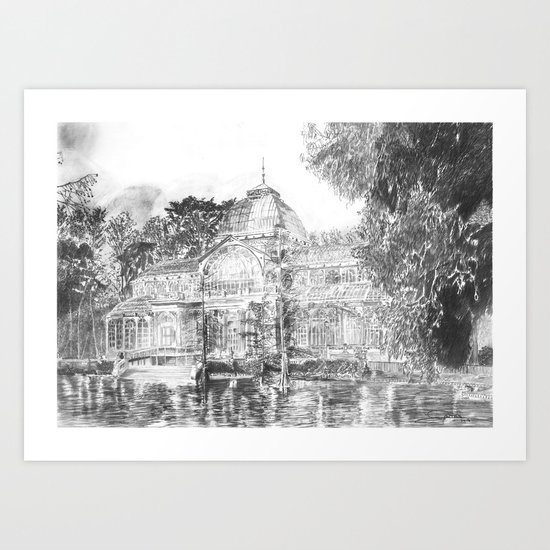 Crystal Palace (El Retiro Park - Madrid) Art Print