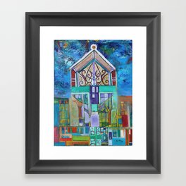 Fusion temple Framed Art Print