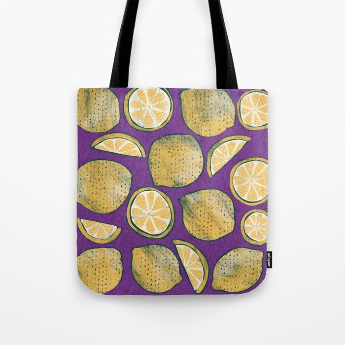 PopArt Lemons - Yellow Tote Bag