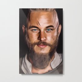 Ragnar Lothbrok Metal Print